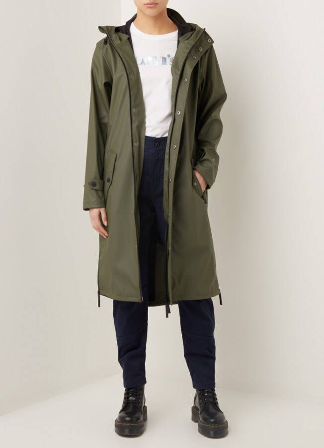 Maium Bijenkorf Regenjas Maium Stijlvolle Regenjas Maium Longline