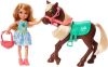 Barbie Tienerpop Chelsea & Pony 15 Cm Bruin/blauw 4 delig online kopen