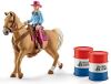 Schleich ® Speelfiguur Farm World, barrel race met cowgirl(41417)(set ) online kopen