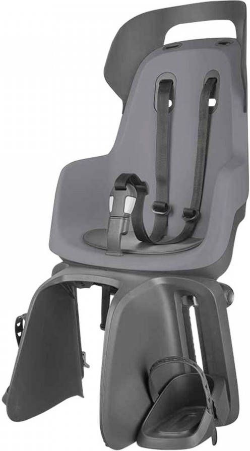 Bobike fietszitje achter Maxi Go dragerbevestiging grijs S -  Fietsonderdelen-winkel.nl
