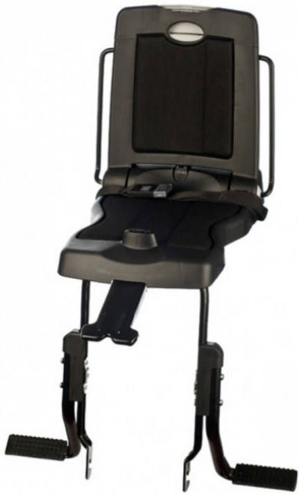 Bobike Urban Black junior achter fiets stoeltje - Fietsonderdelen-winkel.nl