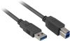 Sharkoon USB 3.0 Kabel, USB A naar USB B online kopen