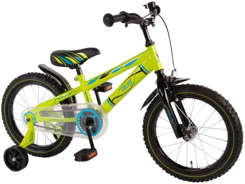 Volare Electric Green Jongensfiets 16 Inch 25,4 Cm Jongens Knijprem Groen -  Fietsonderdelen-winkel.nl