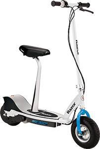 Step Razor Electric E300 white/blue (13173807) geen zadel -  Fietsonderdelen-winkel.nl