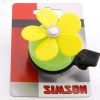 Simson Fietsbel Bloem 9 X 12 Cm Aluminium Groen/geel online kopen