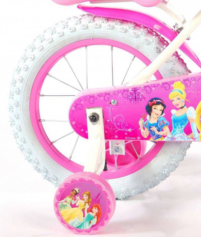 Disney Princess S5 14 Inch 23, 5 cm Meisjes Terugtraprem Wit/Roze online kopen