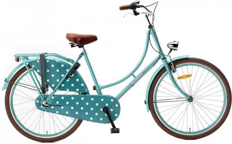 Popal Omafiets 26 Inch 46 cm Meisjes 3V Terugtraprem Turquoise -  Fietsonderdelen-winkel.nl