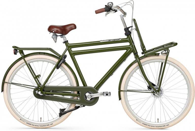 Popal Transportfiets Daily Dutch Prestige Heren N3RB Groen 57cm Groen -  Fietsonderdelen-winkel.nl