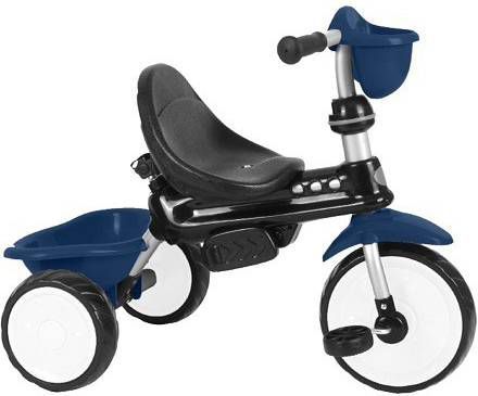 Qplay Driewieler Kind Driewieler Comfort 4 in 1 Junior Blauw -  Fietsonderdelen-winkel.nl
