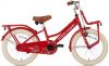 Fietsaccessoires Supersuper Meisjesfiets Cooper 18 Inch 28 Cm Meisjes Terugtraprem Rood online kopen