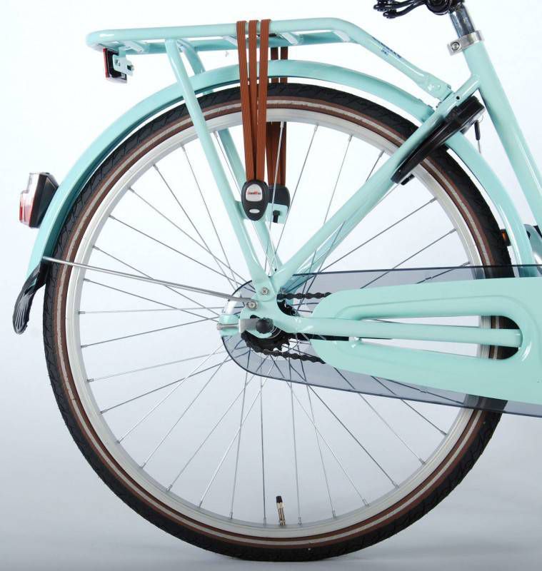 Volare Excellent Meisjesfiets Met Voordrager 24 Inch Mintblauw -  Fietsonderdelen-winkel.nl