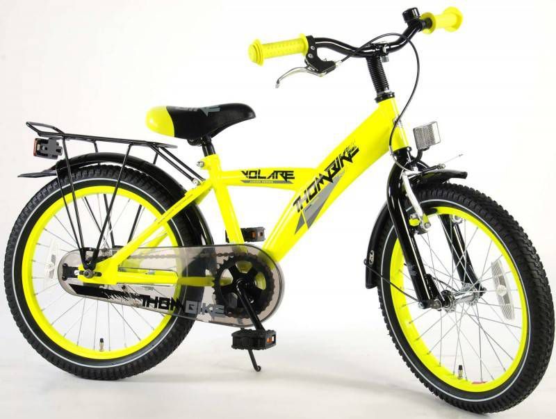 Volare Thombike 18 Inch 28 cm Jongens Terugtraprem Geel -  Fietsonderdelen-winkel.nl