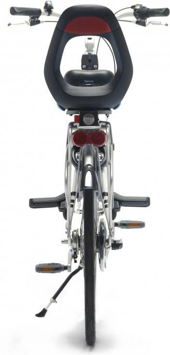 Yepp fietszitje achter Junior Easyfit zilver met voetsteunen -  Fietsonderdelen-winkel.nl