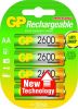 GP ReCyko+ oplaadbare AA batterijen 2600 mAh 4 st 120270AAHCBC4 online kopen