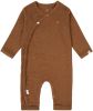 Noppies Babykleding Unisex Playsuit Long Sleeve Rib Nevis Bruin online kopen