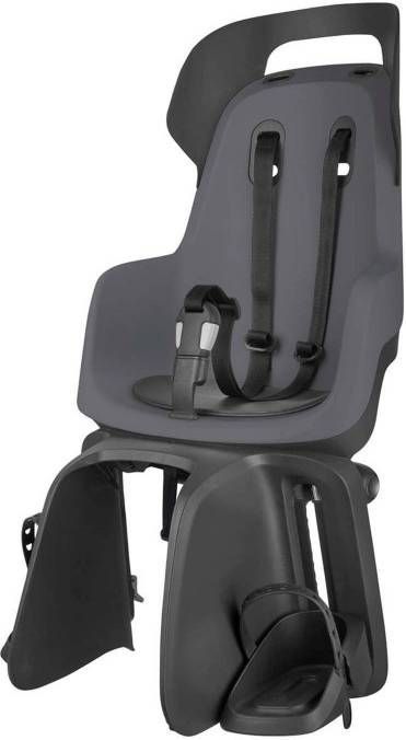 Bobike fietszitje achter Maxi Go dragerbevestiging grijs S -  Fietsonderdelen-winkel.nl