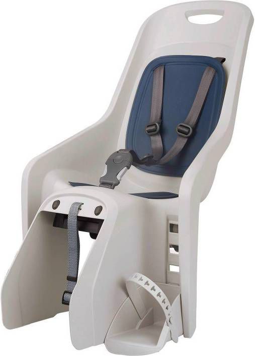 Polisport fietsstoeltje achter Bubbly Maxi dragerbevestiging crème/blauw -  Fietsonderdelen-winkel.nl